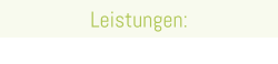 Leistungen: